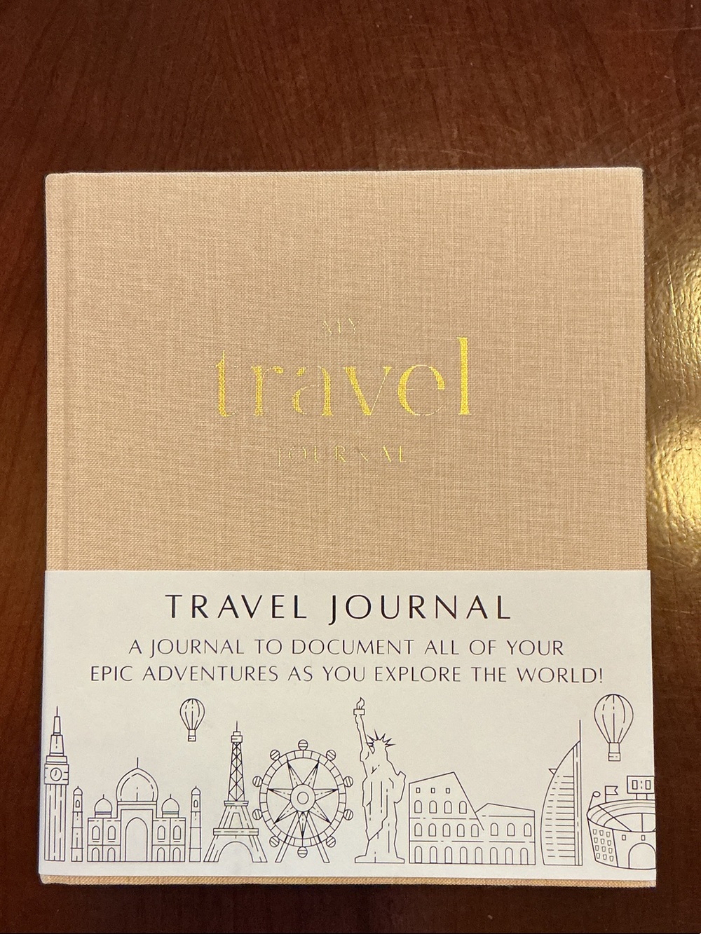 Travel Journal - Blush Pink Hardcover Travel Journal